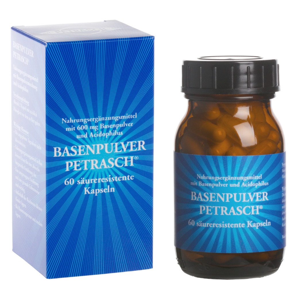 Basenpulver Petrasch, 60 Kapseln, 41.8 g - AKTION 5+1 gratis